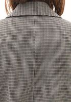 Bayan Çok Renkli Yün Karışımlı Boyfriend Blazer Ceket