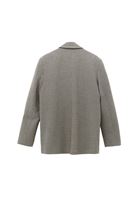 Bayan Çok Renkli Yün Karışımlı Boyfriend Blazer Ceket