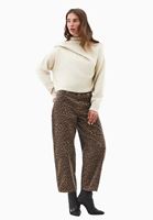 Bayan Krem Yün Karışımlı Kazak