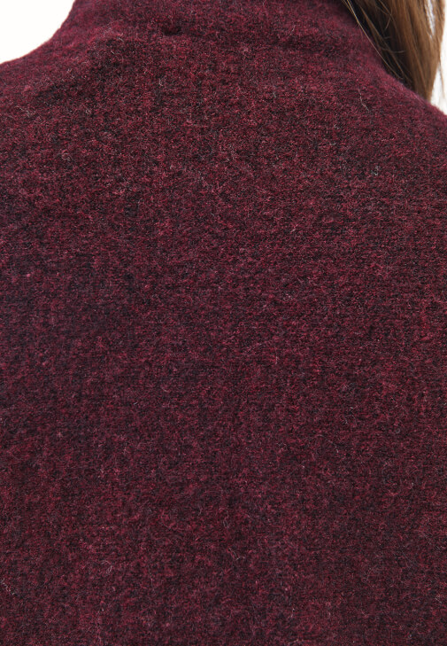 Yün Karışımlı Kazak ve Wide-Leg Pantolon Kombini