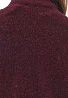 Bayan Bordo Yün Karışımlı Kazak
