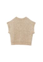 Bayan Bej Yün Karışımlı Süveter