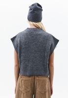 Bayan Gri Yün Karışımlı Süveter