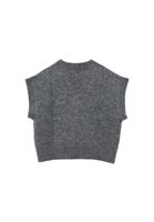 Bayan Gri Yün Karışımlı Süveter