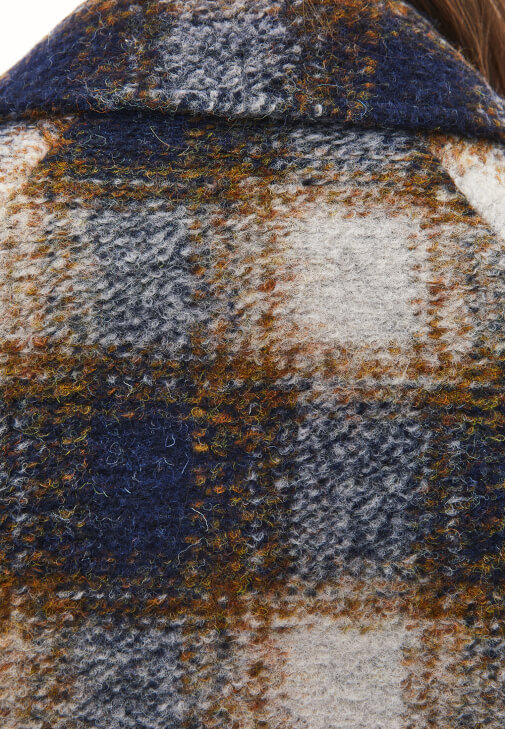 Yün Karışımlı Ceket ve Barrel-Fit Denim Kombini