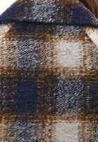 Bayan Çok Renkli Yün Karışımlı Oversize Ceket