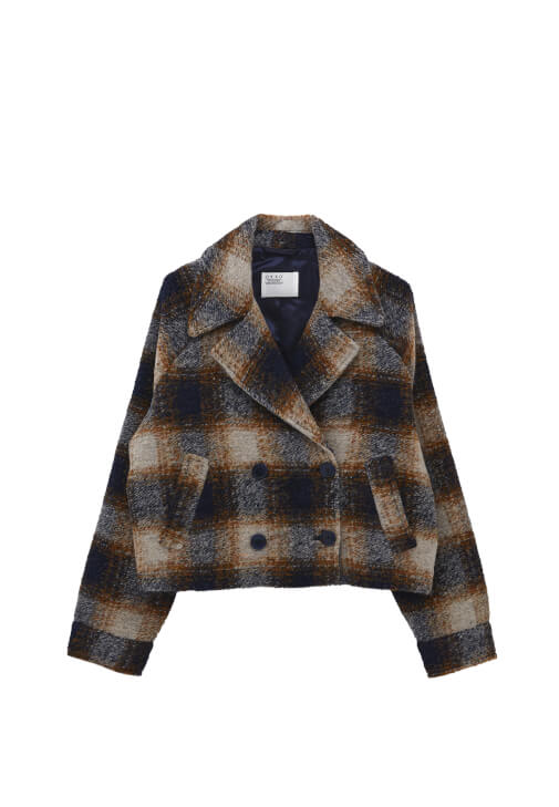 Yün Karışımlı Ceket ve Barrel-Fit Denim Kombini