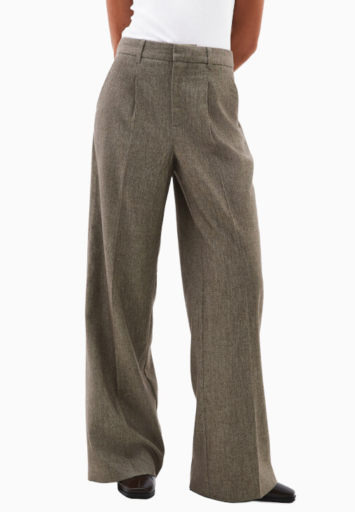 Yün Pantolon ve Yün Ceket Kombini