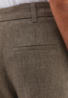 Bayan Kahverengi Yün Karışımlı Wide-Leg Pantolon