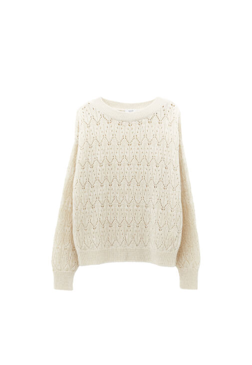 Loose-Fit Kazak ve Denim Pantolon Kombini