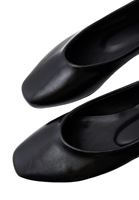 Bayan Siyah Düz Babet