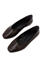 Bayan Kahverengi Düz Babet