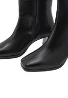 Bayan Siyah Topuklu Bot