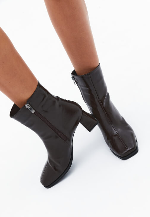 Kahverengi Topuklu Bot