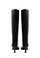 Bayan Siyah Topuklu Uzun Çizme