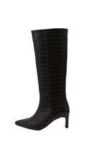 Bayan Kahverengi Topuklu Uzun Çizme