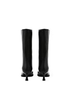 Bayan Siyah Topuklu Uzun Çizme