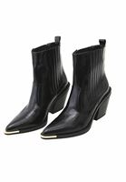 Bayan Siyah Topuklu Bot