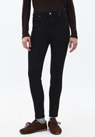 Bayan Siyah Skinny-Fit Pantolon ( TENCEL™ )