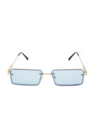 Bayan Mavi İnce Çerçeveli Güneş Gözlüğü