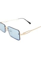 Bayan Mavi İnce Çerçeveli Güneş Gözlüğü