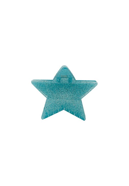 Mavi Sim Detaylı Yıldız Toka