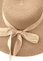 Women Beige Straw Hat