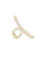 Bayan Krem Mandal Saç Tokası