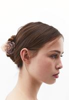 Bayan Pembe Klipsli Saç Tokası