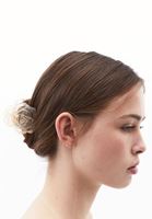 Bayan Bej Klipsli Saç Tokası