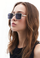 Bayan Siyah İnce Çerçeveli Güneş Gözlüğü