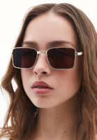 Bayan Kahverengi İnce Çerçeveli Güneş Gözlüğü