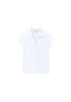 Bayan Beyaz Polo Yaka Tişört