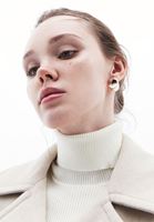 Bayan Altın Sallantılı Küpe