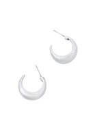 Bayan Gümüş Halka Küpe