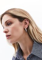 Bayan Gümüş Halka Küpe