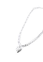 Bayan Gümüş Kalp Uçlu Çoklu Kolye