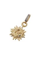 Bayan Altın Güneş Detaylı Charm