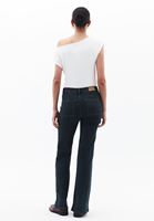 Flare Denim Pantolon	ve Bluz Kombini
