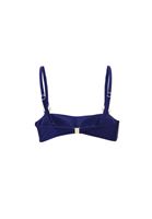 Bayan Mavi Aksesuar Detaylı Bikini Üstü