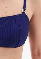 Bayan Mavi Aksesuar Detaylı Bikini Üstü