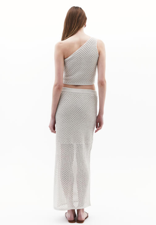 Ajurlu Etek ve Ajurlu Atlet Kombini