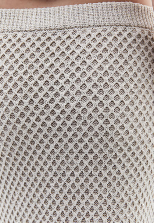 Ajurlu Etek ve Ajurlu Atlet Kombini