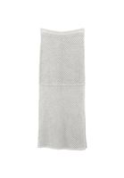 Bayan Krem Orta Bel Ajurlu Etek