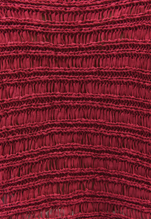 Bot Yaka Ajurlu Kazak ve Keten Pantolon Kombini