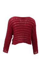 Bayan Pembe Bot Yaka Ajurlu Kazak