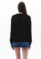 Bot Yaka Kazak ve Straight-Fit Pantolon Kombini