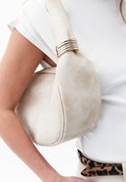 Bayan Bej Halka Detaylı Askılı Çanta