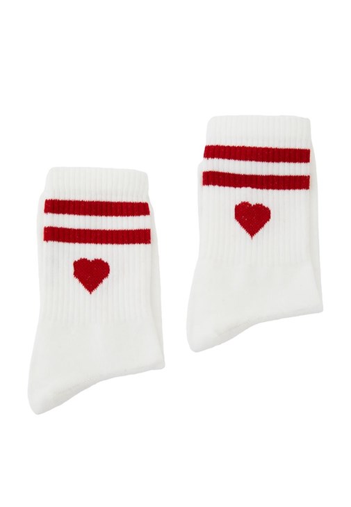 Beyaz Kalpli Çorap