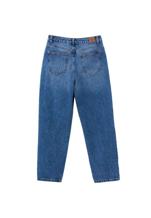 Mom-Fit Pantolon ve Alpaka Kazak Kombini